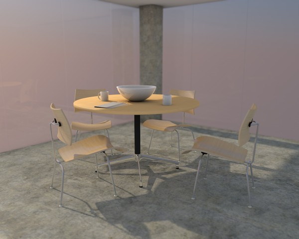 eames dining chair 3d model - Eames Dining Chair by mrviz